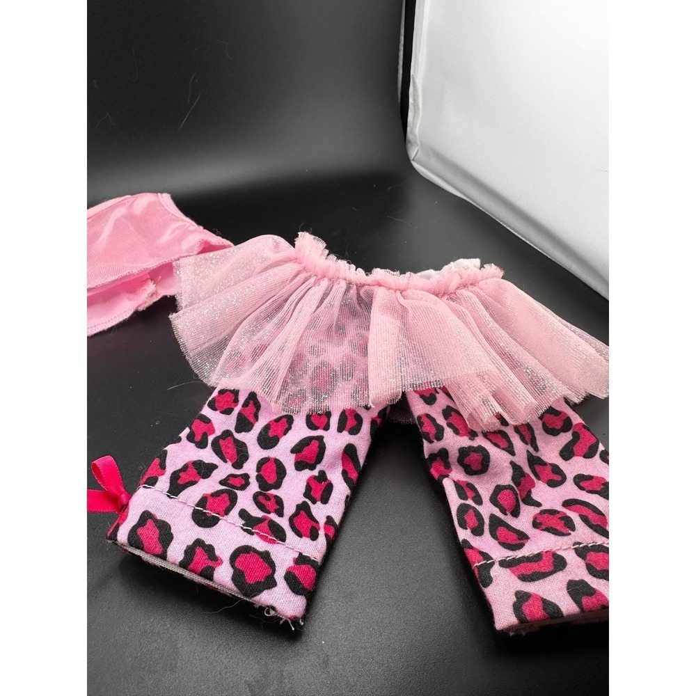 Cabbage Patch Kids Doll Clothes Pink Leopard Sparkly Ballerina‎ Leggings Cheetah - Picture 4 of 11